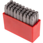 Rs pro - kit de poin�ons de gravure des lettres (a � z) x 27 pi�ces ( prix pour 1 )