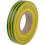 Ruban isolant rs pro en pvc vert, jaune 20m x 12mm x 0. 13mm ( prix pour 1 )