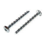 Tire - fond rs pro en acier plaqu zingu 8mm, 6mm x 50mm