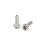 Rs pro - vis à métaux m2 à tête cylindrique cruciforme en laiton, 6mm ( prix pour sachet de 100 ) Rs pro - vis à métaux m2 à tête cylindrique cruciforme en laiton, 6mm ( prix pour sachet de 100 )