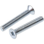 Rs pro - vis  mtaux m3  tte fraise pozidriv en acier, 20mm ( prix pour sachet de 100 )