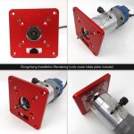 Rt0700c router table insert board, 1201208mm aluminium cutting ring vis flip board pour le travail du ...