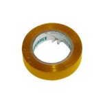 Ruban adh�sif isolant jaune en pvc d'usage courant. dimension 15 mm x 10 m (ris4)