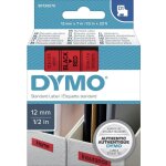 Ruban d'tiquetage dymo 45017 couleur de ruban: rouge couleur de police:noir 12 mm 7 m,