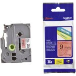 Ruban d'tiquetage brother tze, tz tze - 421 couleur de ruban: rouge couleur de police:noir 9 mm 8 m