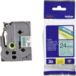 Ruban d'�tiquetage brother tze, tz tze - 751 couleur de ruban: vert couleur de police:noir 24 mm 8 m
