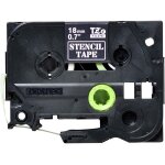 Ruban encreur pochoir brother ste ste - 141 couleur de ruban: transparent couleur de police:blanc 18 ...