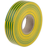 Ruban isolant rs pro en pvc vert, jaune 33m x 19mm x 0. 13mm ( prix pour 1 )