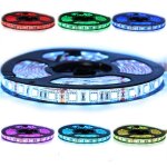 Ruban professionnel rgb 5050 - 60 leds / m 1 � 10 m�tres au choix (ip65) transformateur: alimentation ...