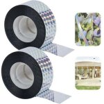 Ruban r�fl�chissant dissuasif pour les oiseaux, 2 rouleaux bande anti oiseaux, oiseau pigeon ruban dissuasif, ...