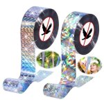 Ruban r�pulsif anti pigeon - yd - 80m x 4, 8cm - plastique pe - prot�ge jardins, balcons, terrasses - ...