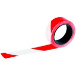 Taliaplast ? ruban de signalisation rouge et blanc 100m x 50mm ? haute visibilit� ? r�sistant � l'�tirement ...