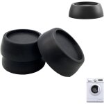 Rubber washing machine pads, 4 x anti - vibration feet for washing machines, dryers and furniture, washing ...