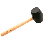 Rubi - maillet en caoutchouc noiur 500g 65905