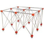 Rubi - table de travail r�tractable 120x120 cm - 28918