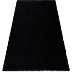 Rugsx - tapis soffi shaggy 5cm noir black 200x290 cm