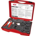 Ruko - jeux poinçon hydraulique compact à main 5 en coffret plastique Ruko - jeux poinçon hydraulique compact à main 5 en coffret plastique