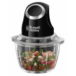 Russell hobbs - mini hachoir desire 24662 - 56 - 200 w - bol en verre 1 l - lames inox - noir mat