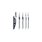 Lot de 5 lames scie sauteuse - 100mm - rak05jsbfc - ryobi