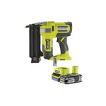 Ryobi - pack cloueur d'assemblage air comprim� 18v one + r18gn18 - 0 - 1 batterie 2. 5ah - 1 chargeur ...