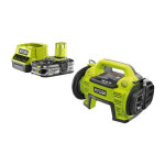 Pack ryobi compresseur18v 10. 3bars one + r18i - 0 - 1 batterie 2. 5ah - 1 chargeur rapide rc18120 - ...