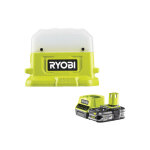 Ryobi - pack lanterne led 18v one + 500 lumens rlc18 - 0 - 1 batterie 2. 5ah - 1 chargeur rapide rc18120 ...