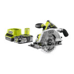 Ryobi - pack scie circulaire 18v one + r18cs - 0 - 1 batterie 2. 5ah - 1 chargeur rapide rc18120 - 125 ...