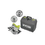 Ryobi - pack scie circulaire rcs1600 - k2b - 1600w - 66mm - 1 lame 48 dents - 2 lames 24 dents