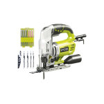 Ryobi - pack scie sauteuse pendulaire rjs850ka5 - 600w - 85mm - lot de 5 lames - coffret de 10 lames ...