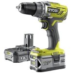 Ryobi perceuse visseuse one + 18v - 1 batterie 4. 0 ah - 1 batterie 1. 5 ah - 1 chargeur - 1 coffret ...