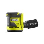 Ryobi ? ponceuse orbitale al�atoire 18v ? diam�tre 125mm ? mouvement roto - orbital ? syst�me d'extraction ...