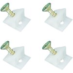 Sabir 100 pcs fixation tiroir connecteur arri�re stabilisateurs fixation etagere armoire fond de tiroir ...