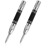 Sabir 2 pi�ces pointeau automatique, 128mm pointeau automatique impact r�glable, poin�ons centraux � ...