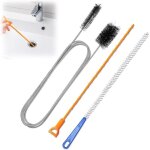 Sabir 3 pi�ces furet deboucheur canalisation, brosse de nettoyage r�utilisable, brosse nettoyage deboucheur ...