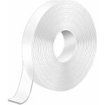 Sabir 3m scotch double face extra fort, 3m x 3cm x 1mm scotch transparent double face lavable, r�utilisable ...