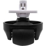 Sabir ?5�4. 5�4. 5cm? (noir)roue avant pour robot aspirateur - roue avant silencieuse - roue avant - ...