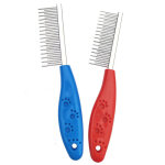 Sabir peigne anti poux, 2pcs peigne chien, peigne chat, flea comb, �limine efficacement les poux et les ...