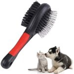 Sabir peigne professionnel � la mode double face pour animal domestique brosse de d�m�lage de poils pour ...