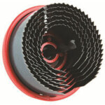 Sabir scies cloches en acier � ressort, coffret de scie tr�pan avec 6 pcs 35 - 41 - 48 - 54 - 60 - 67mm?lames ...