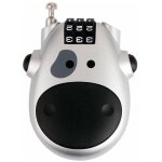 Sabir vache r�initialisable combinaison de verrouillage, 3 chiffres verrou de cble pour valise, dossiers ...