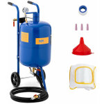 Sableuse mobile 40 litres 8, 6 bars roulettes intégrées Sableuse mobile 40 litres 8, 6 bars roulettes intégrées