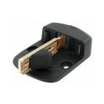 Sabot de portail noir en polyamide