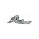 Sabot de portail rglable - hauteur 50mm largeur 80mm - acier galvanis -  visser - deco fer forge