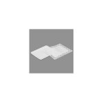 Sac avec 2 plateaux rectangulaires avec tissu 22x28cm