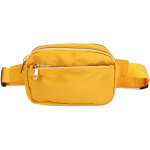 Sac banane en toile oxford pour randonn�e, voyage, course � v�lo - unisexe jaune terre