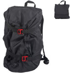 Sac � cordes d'escalade pliable avec bretelle pour randonn�e et camping (noir)