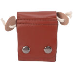 Sac de cueillette ext�rieur en cuir pu et toile, poche pour r�colte de fruits, sac � outils de camping ...