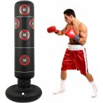 Sac de frappe boxe gonflable sur pied, 160cm punching ball adultes enfants convient pour l'exercice � ...