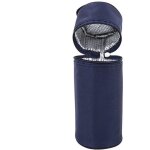 Sac isotherme portable pour bouteille d'eau 8, 5x22cm ? tissu oxford feuille aluminium alimentaire, isolation ...