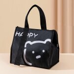 Sac � lunch isol� (ours noir), sac � lunch de grande capacit�, sac � lunch isol� imperm�able, sac � lunch ...